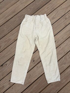 12th Tribe Cream Corduroy Trousers